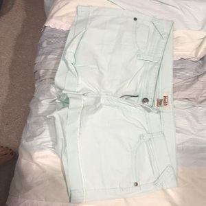 Mint shorts